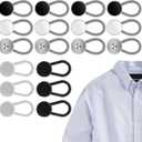 3 x Ouligay 18PCS Collar Extenders Shirt Collar Extenders Pants Button Extender Extender Button Set Collar Button Extender for Mens Dress Shirts Suits Trouser, Coat, Shirts