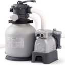 Intex Krystal Clear Sand Filter Pump for Above Ground Pools, 12-inch, 110-120V with GFCI