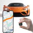 GPS Tracker for Vehicles, Kids, Pets & Assets  Real-Time Mini Tracking Device with SIM Card Support, No Subscription Required, Magnetic & Waterproof Locator with Long Battery Life iOS/Android