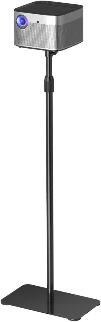 suptek Projector Stand 360Swivel, Height Adjustable 36.6-46.8inch, Mini Projector Mount Bracket, Compatible with Home Office Video Vlog DVR Camera, PR001F (Black)