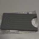 Kitchen Sink Faucet Mat - 15.7in Diatomite Sink Protectors for Kitchen Sink, Stone Sink Splash Guard for Kitchen Counter Sink Accessories (Dark Grey, 15.7'' x 3.9'')