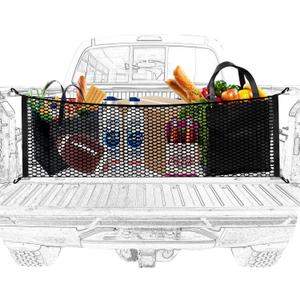 Truck Bed Cargo Net,Cargo Storage Elastic Mesh Net Organizer with Hooks,Pickup Truck Bed Grocery Holder with Hooks