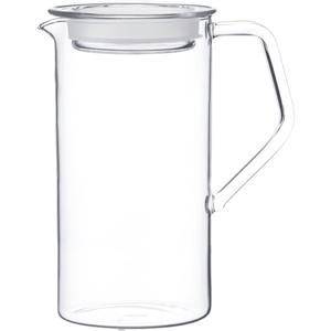 KINTO CAST 21676 Water Jug, 25.5 fl oz (750 ml), Heat-resistant Glass, Microwave and Dishwasher Safe (25.4 Ounces)