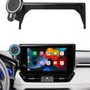 PZK Car Phone Holder for Toyota RAV4 2019-2025 Hybrid LE/XLE/Premium Accessories 7/8-Inch Screen Magnetic 15W Fast Wireless Charger Car Phone Mount 360° Rotation Not Affect Vent (Not Fit 9/10.5 inch)