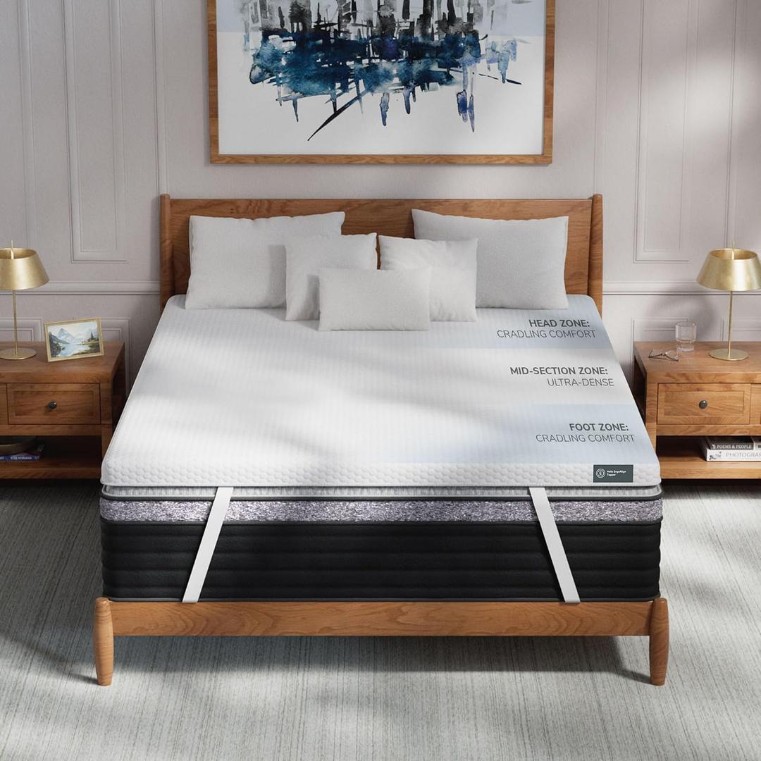 Helix ErgoAlign Mattress Topper with GlacioTex - Queen
