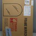 Arched Wall Mirror for Bathroom,Mirrors for Wall,24''x36'',Vanity Mirror for Bedroom Dresser, Entryway, Living Room, Metal Frame (36''x24'',Gold)