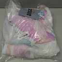 XiDi Blackout Curtains for Girls Bedroom Decor 63 inches Long Window Curtains Colorful Rainbow Design 2 Panel Sets, Kids Room Unicorn Princess Theme Home Decor Ombre Drapes Pink/Purple W34 X L63