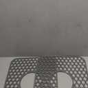 TOOVEM Kitchen Sink Mats, 2PCS Non-Slip Heat Resistant Silicone Sink Protector Mat, Folding Farmhouse Rear Drain Sink Mats, Center Drain, Grey