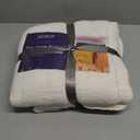 Knit Throw Blanket Super Soft Warm Blanket for Couch Lightweight Fluffy Blanket for Bed Sofa 50x60 Inches Cream