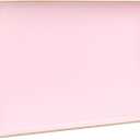 MAONAME Pink Serving Tray with Handles, Modern Decorative Trays for Coffee Table, Plastic Rectangular Trays for Ottoman, Bathroom, Decor, 15.8 x 10.2 x 1.4"