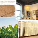 QIYIZM Plug in Pendant Light Hanging Lights with Plug in Cord Hanging Lamp Boho Rattan Dimmable Wicker Bamboo Woven Shade Hemp Rope Ceiling Light Fixture for Living Room Bedroom Kitchen