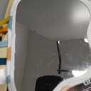 Blissful Diary Baby Play Gym & Activity Mat, 5 Developmental Zones Wooden Tummy Time Mat with 5 Detachable Sensory Toys for Motor Skills & Sensory Development, Baby Essentials Shower Gift (Gray Round)