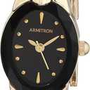 Armitron Women's Oval Faceted Crystal Bracelet Watch