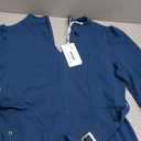 GRACE KARIN Women's Work Dress 3/4 Sleeve V Neck Bodycon Sheath Dress Zipper Up Office Business Dresses with Belt, XL