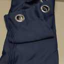 NICETOWN Blackout Draperies Curtains, All Season Thermal Insulated Solid Grommet Top Blackout Curtains/Drapes for Kid's Room (Navy, 1 Pair, 42 x 45 Inch)