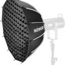 NEEWER 65 cm Bowens Mount Parabolic Softbox Dodecagon, Quick Release Soft Box with Diffusers/Grid/Bag for Video Light Strobe CB60 CB200B MS60C MS150B S101 Vision 4 Q4 Compatible with Godox, NS6P