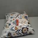 Flowers Birds Nature, For Her Women Scandinavian Art Floral Throw Pillow