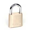 Sesamee K436 4 Dial Bottom Resettable Combination Brass Padlock with 1-Inch Hardened Steel Shackle and 10000 Potential Combinations