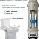 Toilet Flush Valve Replacement Part THU224 Compatible with TOTO Aquia Series Toilets Two-Piece Models CST414M / CST416M