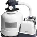 INTEX 2,650 GPH Krystal Clear Sand Filter Pump and Saltwater Pool Chlorine System for Above Ground Pools, Pool Cleaner System with Automatic Timer