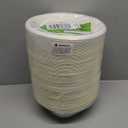 Homestockplus Large Disposable Bowls 48 Oz Heavy Duty Compostable Paper Bowls [100 Pack], Extra Large Catering Bowls for Restaurants, Salad, Buffet, EcoFriendly Microwave Safe (White)