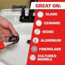 Loctite Silicone Sealant, Clear, 2.7 fl oz Tube, 6 Pack - 100% Waterproof Sealant for Glass, Ceramic, Wood, Plastic & More