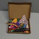 42 Pcs Interchangeable Highland Cow Graduation Gift Holiday Highland Cow Decor Seasonal Sign Farmhouse Rustic Wooden Desk Accessories Welcome Ornament Tiered Tray Decorations for Home Office