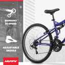 Huffy Stone Mountain Bike for Men and Women, 26, 6-Speed (20) or 21-Speed, Front or Dual Suspension (Varies), Multiple Colors, Adjustable Saddle, Shimano Equipped, All-Terrain Tires