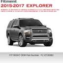 Projector Headlights RH Compatible with 2015-2017 Ford Expedition