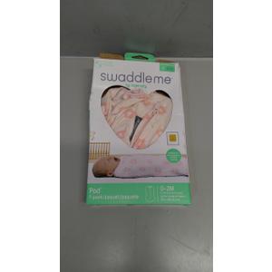 SwaddleMe by Ingenuity Compression Baby Swaddle Pod in Velboa, Two-Way Zipper for Easy Diaper Changes, Improves Sleep & Calms Startle Reflex, 0-2 Months, 1.0 TOG, 1Pack -  Flower Confetti