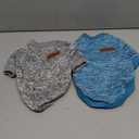 2 Pieces Dog Sweaters for Small Dogs Fall Clothes Female Winter Fleece Sweaters Warm Thick Pet Outfit Coat Small Dog Sweater for Girl Boy Dogs, Yorkie, Chihuahua, Pug, Cat, Pug,S,Blue,Grey