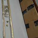 Extra Long Curtain Rods 120 to 170 Inch (10-14ft), 1Inch Gold Adjustable Extra Long Curtain Rod, Heavy Duty, Decorative Window Curtains Rods for Bedroom, Long Curtain Rods 120-170