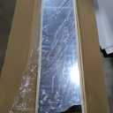 Aluminum Frame Large Mirror, 59"x16" Full Length Mirror with Stand, Free Standing Leaning Mirror Hanging Mounted Mirror for Bathroom Living Room, Gold