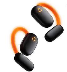 Translation Earbuds Real Time 164 Language AI Translator Earbuds, Audifonos Traductores Inglés Español, 3-in-1 Translating Headphones with Glowing Earhook, Translate Ear Bud for Travel Learning Orange