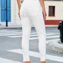 luvamia Cropped Jeans for Women Skinny Trendy High Waisted Distressed Ripped Stretchy Denim Pants Destroyed Jeggings