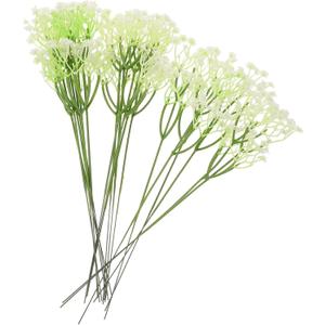 Homoyoyo 18pcs Artificial Baby's Breath Flowers Lifelike Gypsophila Faux Flowers Bouquet Floral Arrangement for Wedding Party Decoration Home Decor Photo Props