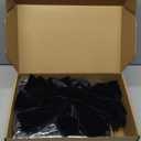 25 Pcs Black Velvet Tree Topper Christmas Ornaments Include Large Christmas Bows Tree Topper 12 Xmas Velvet Balls 12 Black Bows for Xmas Holiday Door Fireplace Wall Party Decor