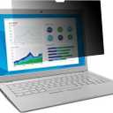 3M Privacy Filter for 13.3 Inch Widescreen Laptop, COMPLY Attachment for Flip-Share, Reversible Gloss/Matte, Reduces Blue Light, Screen Protection, 16:9 Aspect Ratio (PF133W9B) (Black)