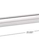 Delta Transitional (1-Pack) 18" Shower Grab Bar Seniors ADA Compliant Polished Chrome 450 lb Capacity Bathroom Safety Handle for Shower, Bathtub | Wall Mounted Balance Assist, Grip Bar 41718