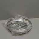 Elegance Hammered Stainless Steel Round Tray, Silver, 13"