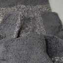 Bsmathom Bathroom Rugs Sets 4 Piece with Toilet Cover, Plush Shaggy Microfiber Non Slip Bath Rugs, Machine Washable Bathroom Mat with U-Shaped Contour Toilet Mat for Bathroom Tub, Shower, Dark Grey (18"x26"+20"x31"+U20"x24"+Cover19"x21")