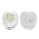 Short Natural Hair Toppers, Wig Toppers for Women Human Hair, Topper Hair Piece Human Hair Short, Natural Hair Toppers with Bangs (White)