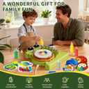 HAYXUN Easter Gifts for Kids Arts and Crafts for Kids  Easter Basket Stuffers for Children Painting Spinner Toys Kits, Paint Spin Art Machine Kit, Easter Gifts for Boy Girl Ages 6 7 8 9 10 11 12