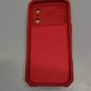 Vihibii for iPhone 17 Pro Wallet Case with Card Holder (4 Cards) [RFID Blocking] & Slide Camera Cover & Raised Edges Protect Screen, Shockproof Rugged Phone Cover Case for iPhone 17 Pro 6.3" 2025, Red