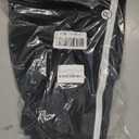 Mens Post Surgery Tearway Pants 2 Side Zippers Basketball Pants Sweatpants (Black, XXL)