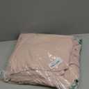 MILDLY Super Soft Duvet Cover - 100% Washed Microfiber Pink Comforter Cover Set 3 Pieces with Zipper Closure & Corner Ties (No Comforter) (Queen(90"x90"), 05 - Pink Mocha (No Comforter))