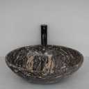 106 - One-of-a-Kind River Stone Vessel Sink  Handcrafted Natural Sink  Elegant Oval Sink for Luxury Bathrooms  Unique and Rare Stone, Choose Your Design Under 'Color' Options