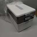 3 Tier Medicine Cabinet Organizer Large Capacity Medicine Organizer, Portable Medicine Box with Handle, Multipurpose Medical Box with Removable Tray, First Aid Boxes Empty, White