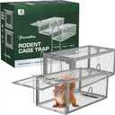 Humane Squirell Trap -1 Pack, Chipmunk and Rat Cages that Work for Home | Catch and Release | Reusable and Durable | No Kill Animal Trap | for Inside Home and Outdoor Use