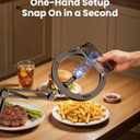 Ring Light with Stand and Phone Holder for Video Recording,Live Streaming,Cooking Video